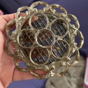 Vintage Silver Lipstick 💄 Trivet